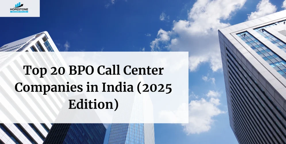 Top 20 BPO Call Center Companies in India (2025 Edition)